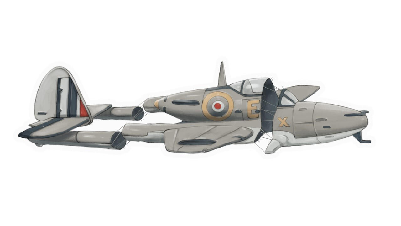 Airplane Illustration